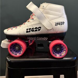 Hard Candy White and Pink Woman Skates